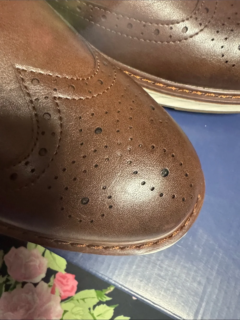 NEW Stafford Brown Men's Oxfords - Lace-Up Dress Shoes